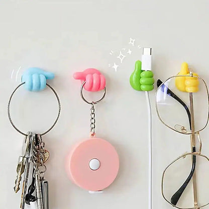 Silicone Thumb Shaped Wall Hooks