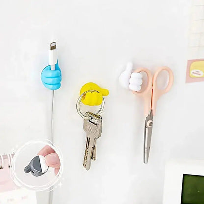 Silicone Thumb Shaped Wall Hooks